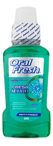 Enjuague Bucal Menta Fresca 650ml Oral Fresh
