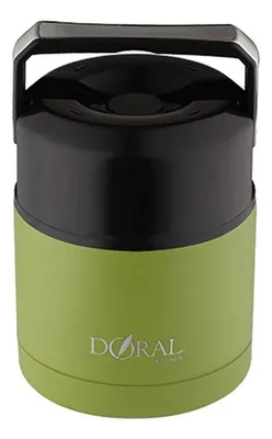 Termo Acero Inoxidable 600ml Con Manilla Ergonómica Verde