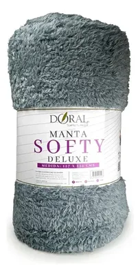 Manta Térmica Softy Poliéster Gris Gris