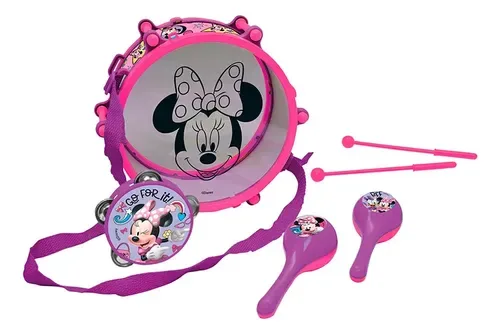 Set Musical Infantil Tambor Minnie Disney