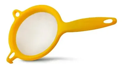 Colador Plástico 18cm Cocina Multiuso Amarillo