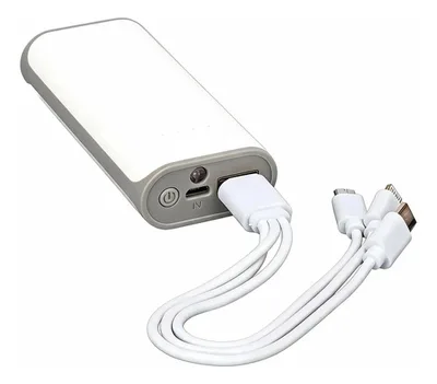 Cargador Usb Power Bank Blanco