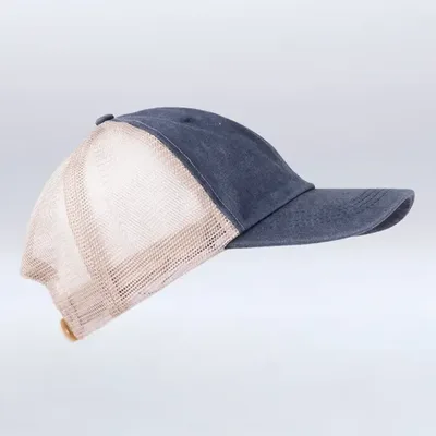 Gorro Jockey Mesh Jeans Azul Marino Xs