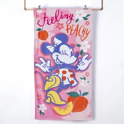 Toalla De Playa 70x140 Cm Minnie Peachy