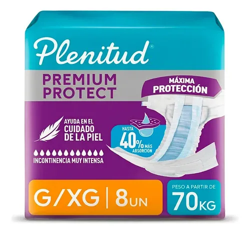 Pañal Adulto Protect G/xg Unisex Para Incontinencia Intensa