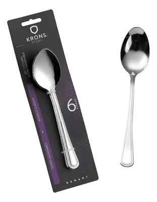 Set De Cucharas De Acero Inoxidable 6 Piezas