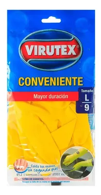 Guante De Látex Clásico Talla L