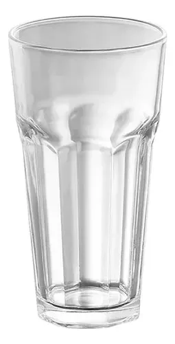Vaso De Plástico 437 Cc Set De 6 Unidades Transparente