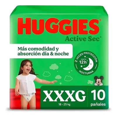 Pañal Desechable Talla Xxxg Para Niños Y Niñas Niñas