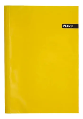 Archivador Plastificado Con Gusano Amarillo Torre Amarillo