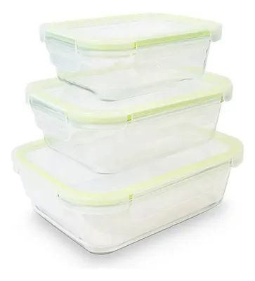 Contenedor Hermético De Vidrio 1050 Ml