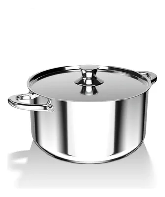 Cacerola De Acero Inoxidable 24 Cm Serie 400