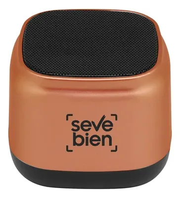 Parlante Bluetooth Con Malla Metálica Y Base Antideslizante