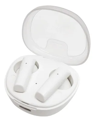 Audífonos Bluetooth Con Imán Corporativos Personalizables Blanco