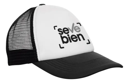 Gorra Trucker De Poliéster Con Logo Corporativo Negro Xs