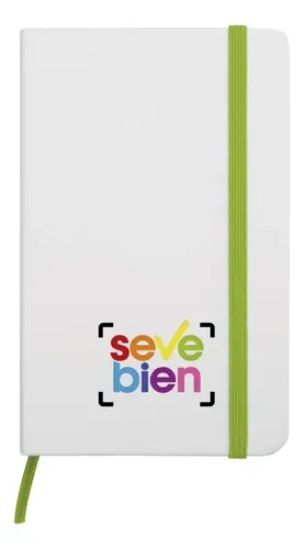 Libreta De Tapa Dura Con Banda Elástica Verde