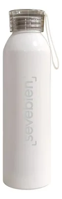 Botella De Aluminio Con Tapa Transparente Para Blanco