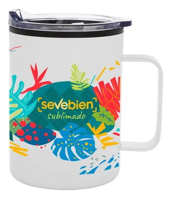 Taza Sublimable Doble Pared Corporativa Blanco