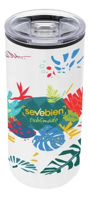 Taza De Acero Inoxidable Sublimable 500 Ml Blanco