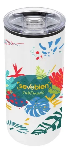 Taza De Acero Inoxidable Sublimable 500 Ml Blanco