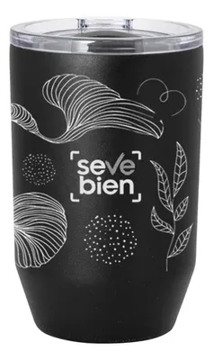 Termo De Acero Inoxidable 410 Ml Negro