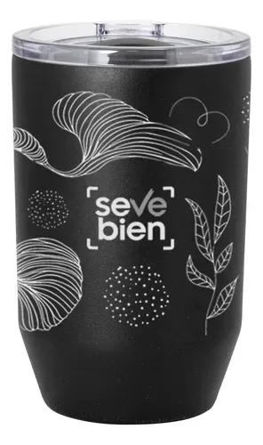 Termo De Acero Inoxidable 410 Ml Negro