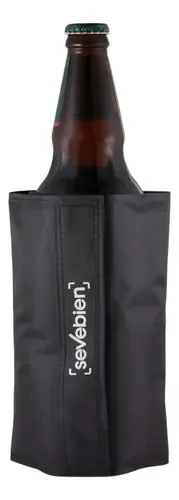 Cooler De Botella Con Gel Enfriante Corporativo Negro