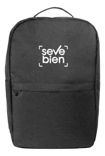 Mochila Portanotebook Corporativa De Poliester Gris