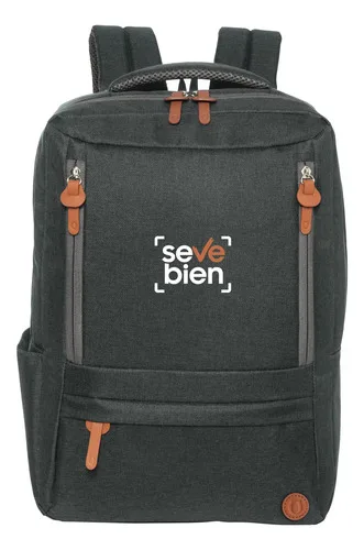 Mochila Corporativa Con Compartimentos Para Notebook Gris