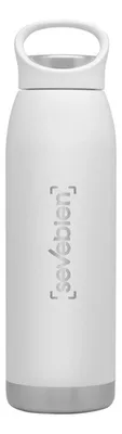 Termo De Acero Inoxidable 600 Ml Blanco