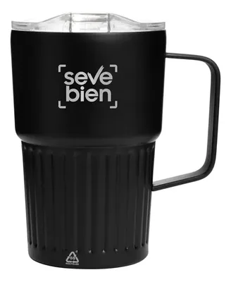 Termo De Acero Inoxidable 450 Ml Negro