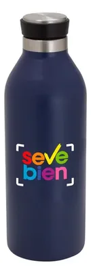 Termo De Acero Inoxidable 500 Ml Con Caja De Regalo Azul