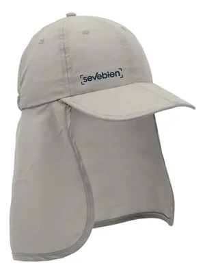 Gorra Corporativa Con Visera Y Cubre Cuello Gris Xs