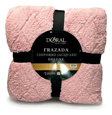 Frazada Térmica Chiporro Jacquard 2.0 Plazas Rosa Viejo Rosa