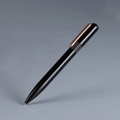Bolígrafo Metálico Negro Amarillo