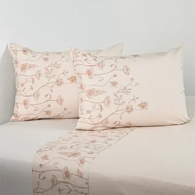 Juego De Sábanas Estampadas 200 Hilos 2.5 Plazas