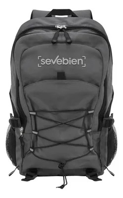 Mochila De Algodón Y Poliester Para Actividades Al Aire Negro