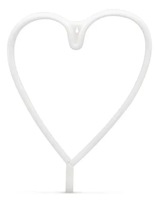 Luz Neón Decorativa Led Corazón Blanco