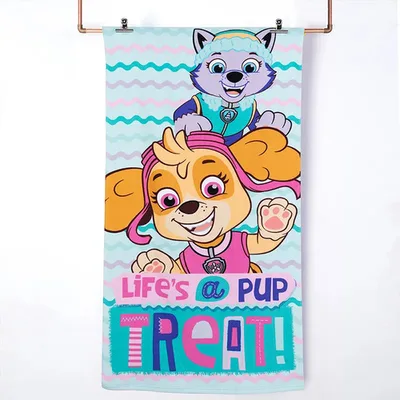 Toalla De Playa Microfibra 70x140 Cm Con Bolso Coral Claro