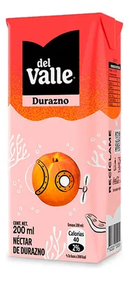 Néctar De Durazno Del Valle 200ml Pack 6