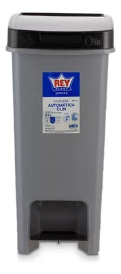 Basurero Pedal Plástico 13 Litros Cocina Hogar Coral Claro