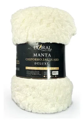 Manta Chiporro Jacquard Térmica Poliéster Coral Claro