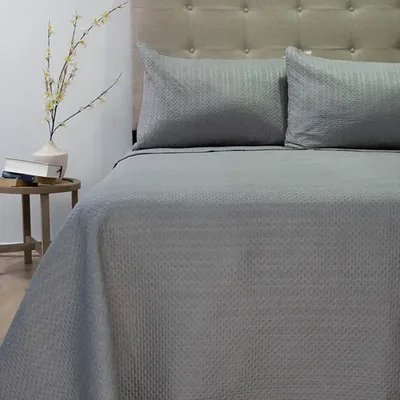 Quilt Boston Outboss Hotpress 2 Plazas Gris Gris