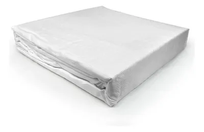 Set De Sábanas Embossed 1.5 Plazas Poliéster Blanco Blanco