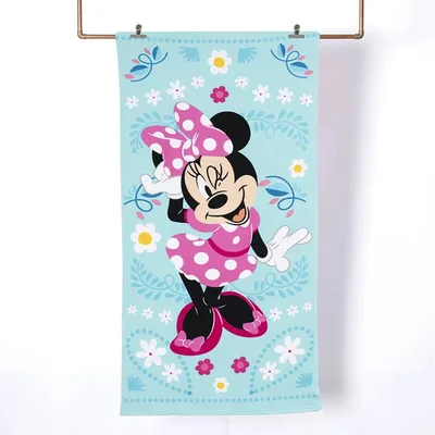 Toalla De Playa Microfibra 70x140 Cm Con Bolso Celeste