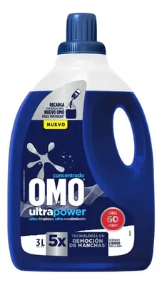 Detergente Líquido Omo Ultrapower 3l Ropa