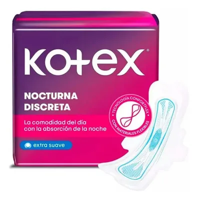 Toalla Femenina Nocturna Ultra Fina Kotex