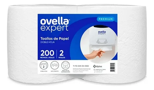 Toalla De Papel Expert Doble Hoja Absorción Máxima