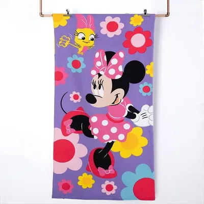 Toalla De Playa Microfibra 70x140 Cm Con Bolso Coral Claro