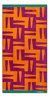 Toalla De Playa Algodón Jacquard 420gr Coral Claro
